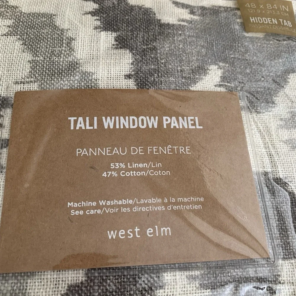West Elm Linen‎ Blend Curtain Panel